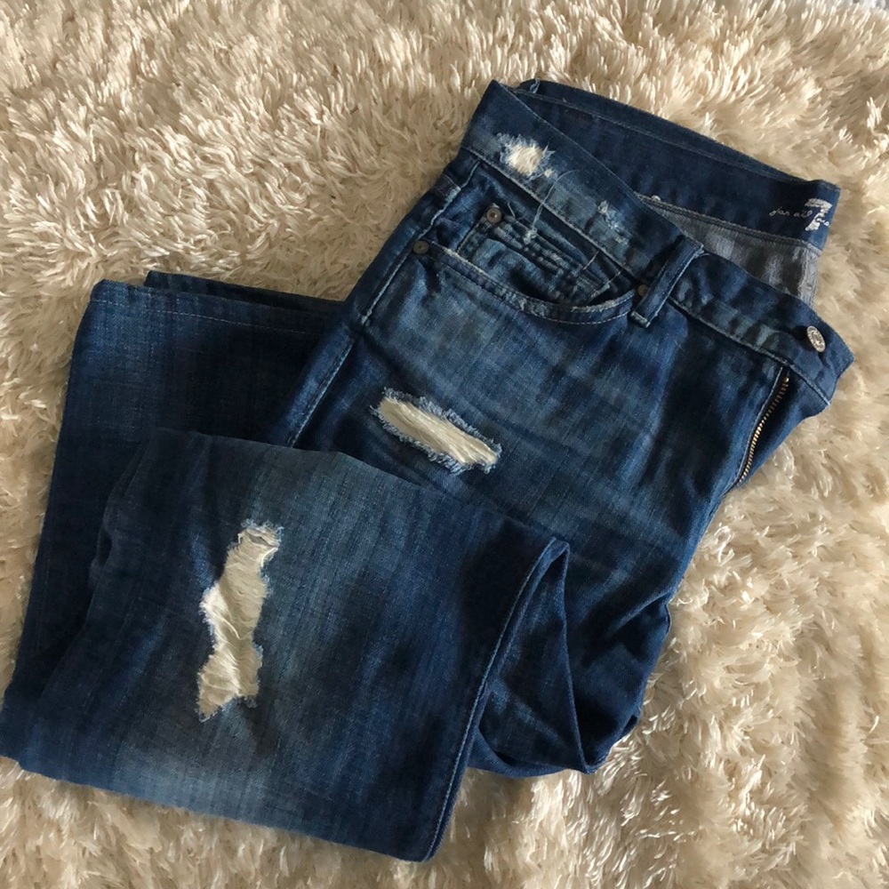 7s Distressed denim